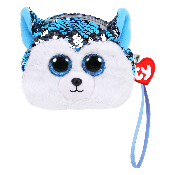 閃片愛斯基摩犬斯拉施 - 零錢包-TY-Eurekakids