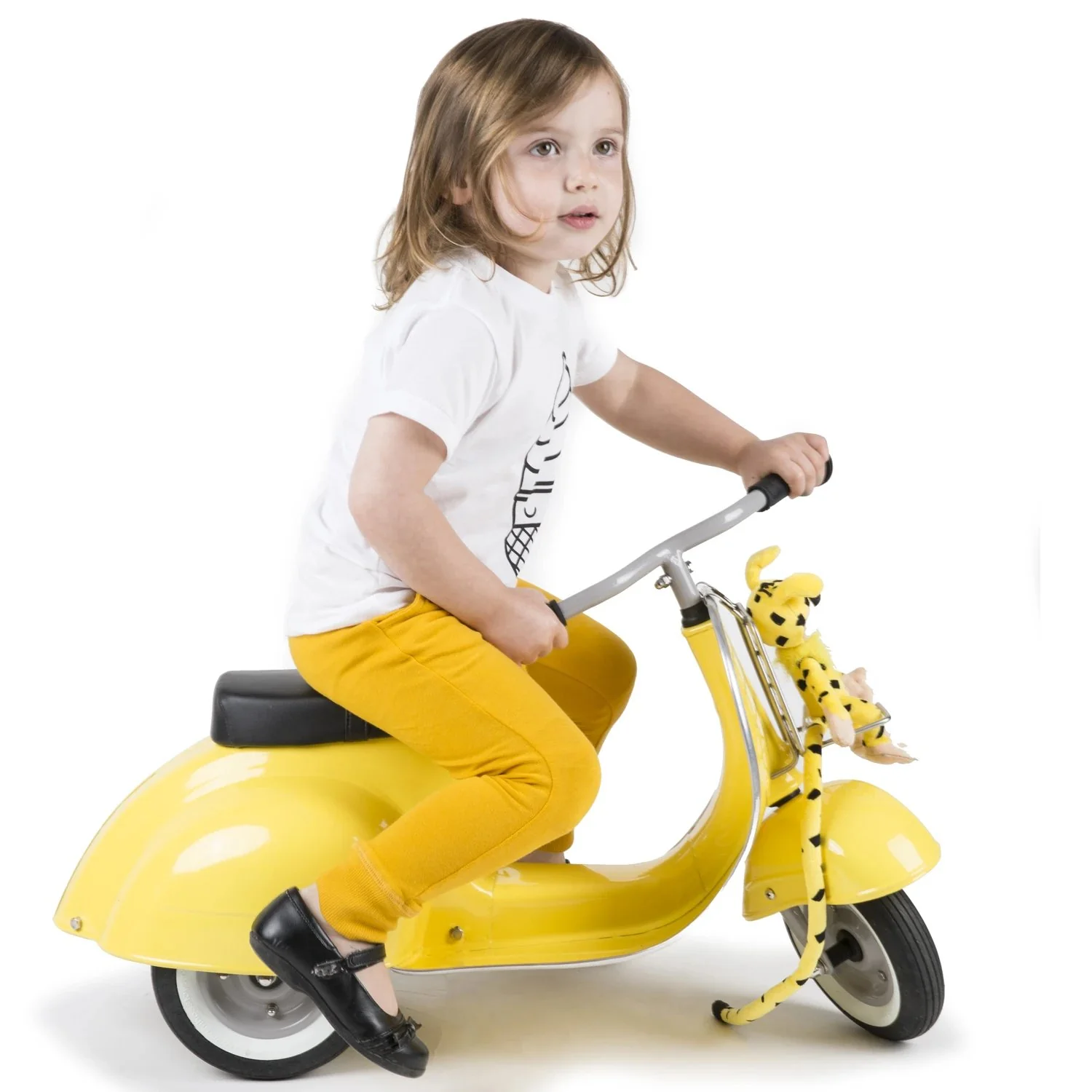 Eurekakids-Ambosstoys PRIMO 經典復古造型滑步車 - 檸檬黃 (YELLOW)