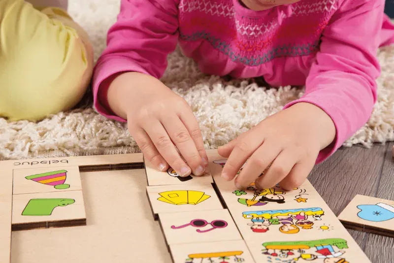 動物生活環境拼圖-Beleduc-Eurekakids