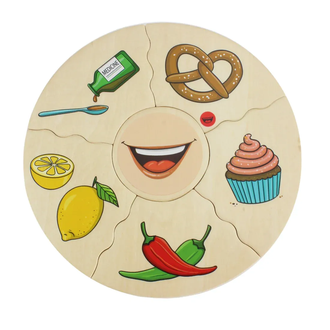 五種感官配對拼圖-Beleduc-Eurekakids