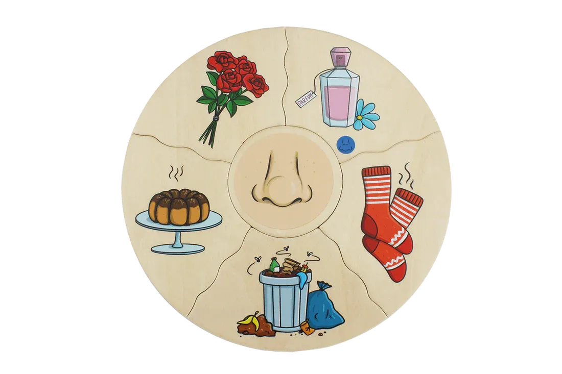 五種感官配對拼圖-Beleduc-Eurekakids