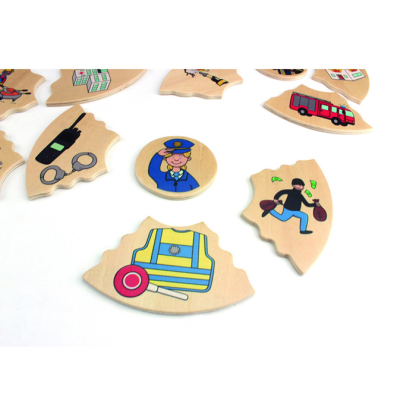 職業配對拼圖-Beleduc-Eurekakids