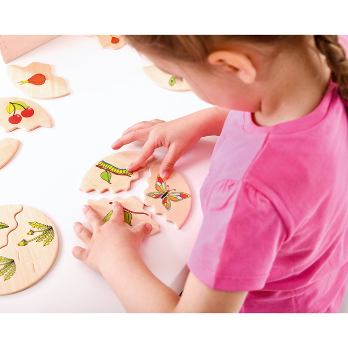 自然生長過程配對拼圖-Beleduc-Eurekakids