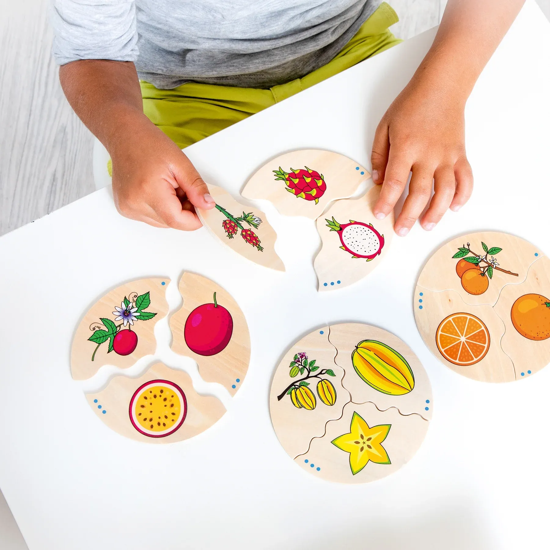 水果配對拼圖-Beleduc-Eurekakids