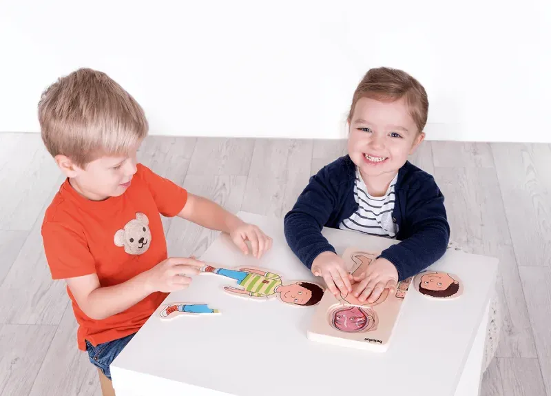 身體多層拼圖 - 女孩篇-Beleduc-Eurekakids