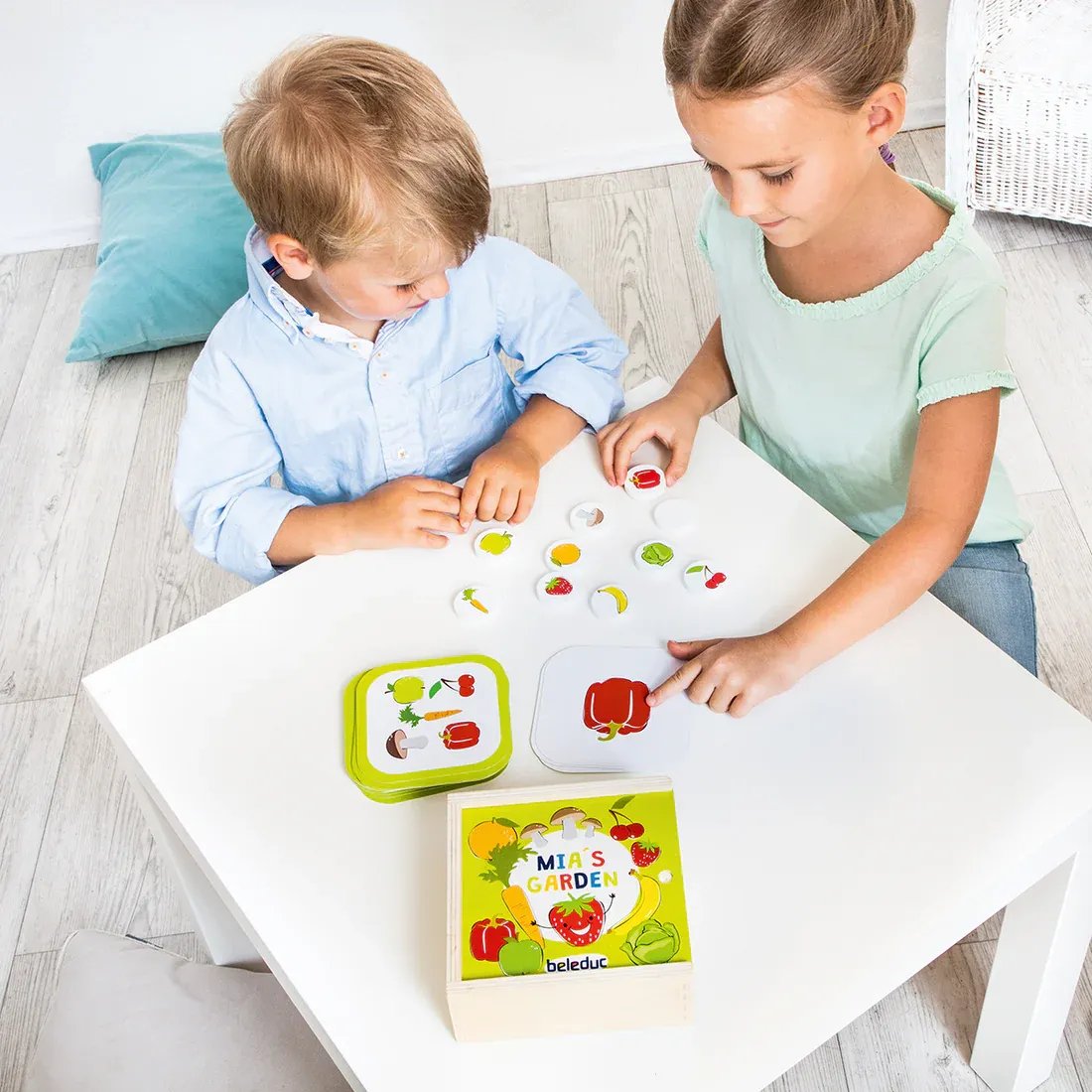 米婭蔬果園地記憶反應遊戲-Beleduc-Eurekakids