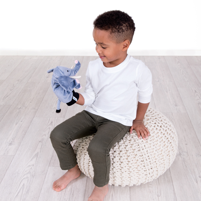 手偶公仔-大象-Beleduc-Eurekakids