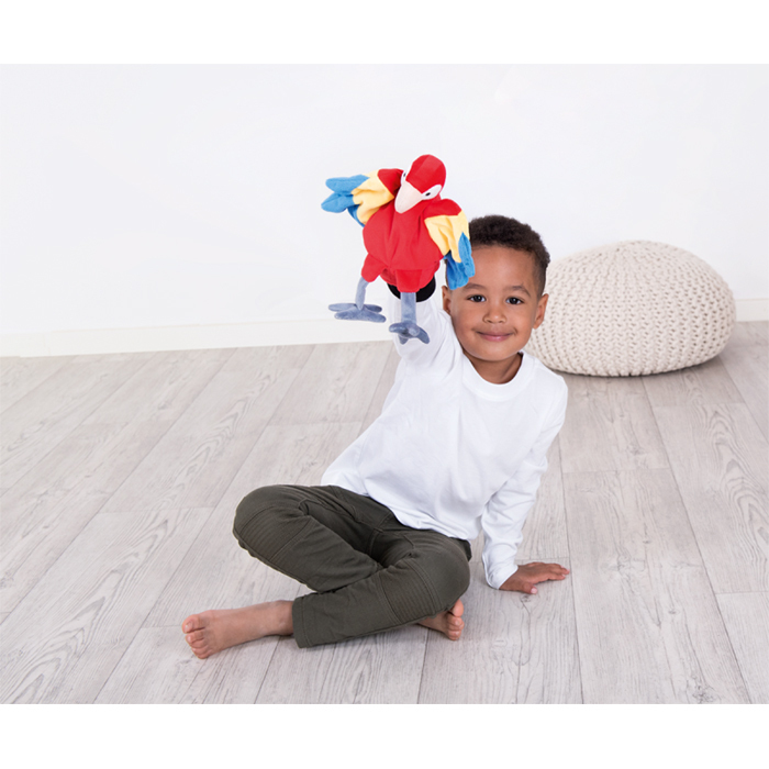 手偶公仔-鸚鵡-Beleduc-Eurekakids