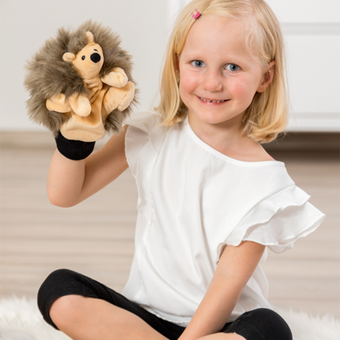 手偶公仔-刺蝟-Beleduc-Eurekakids