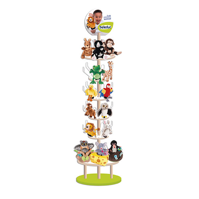 木製手偶展示架-Beleduc-Eurekakids