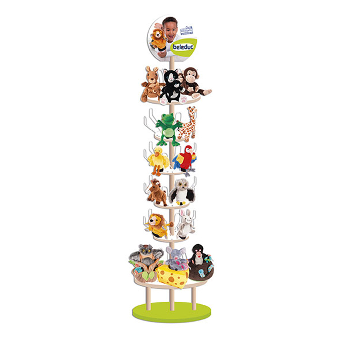 木製手偶展示架-Beleduc-Eurekakids