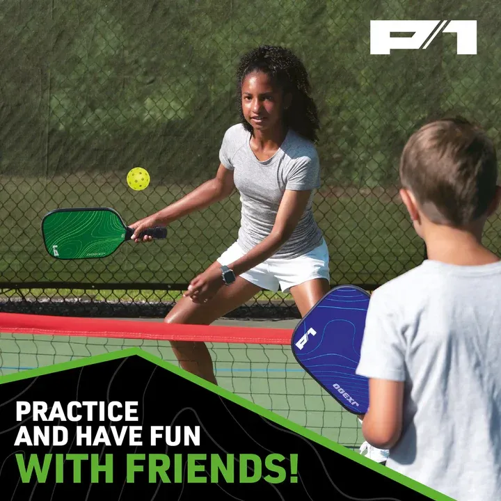 Hape Pickleball Starter Kit 匹克球入門套件 - 球拍 x2、匹克球 x1 & 抽繩收納袋 (3歲以上)