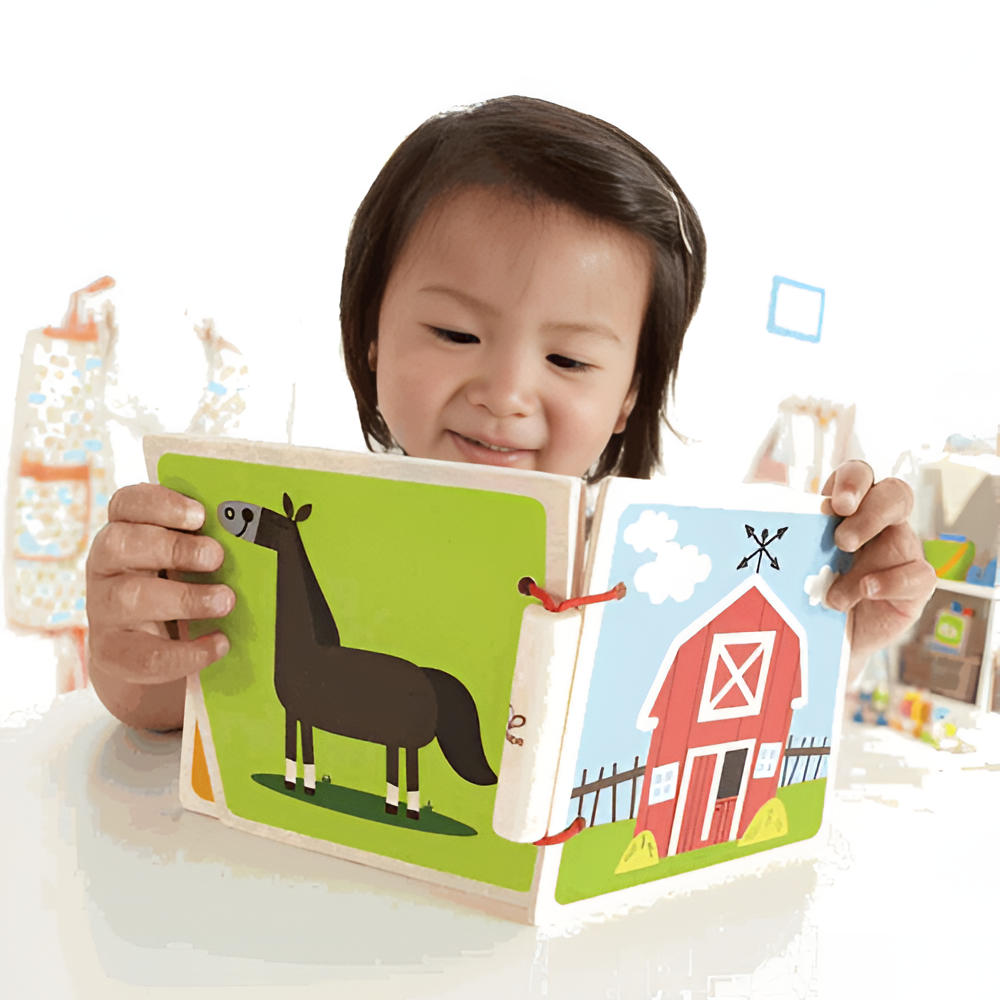 農場主題-木製嬰兒圖畫本