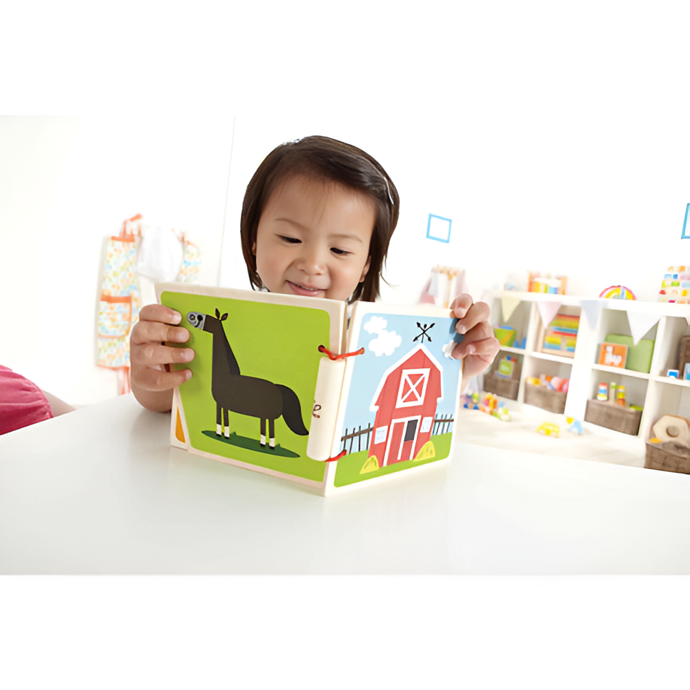 農場主題-木製嬰兒圖畫本
