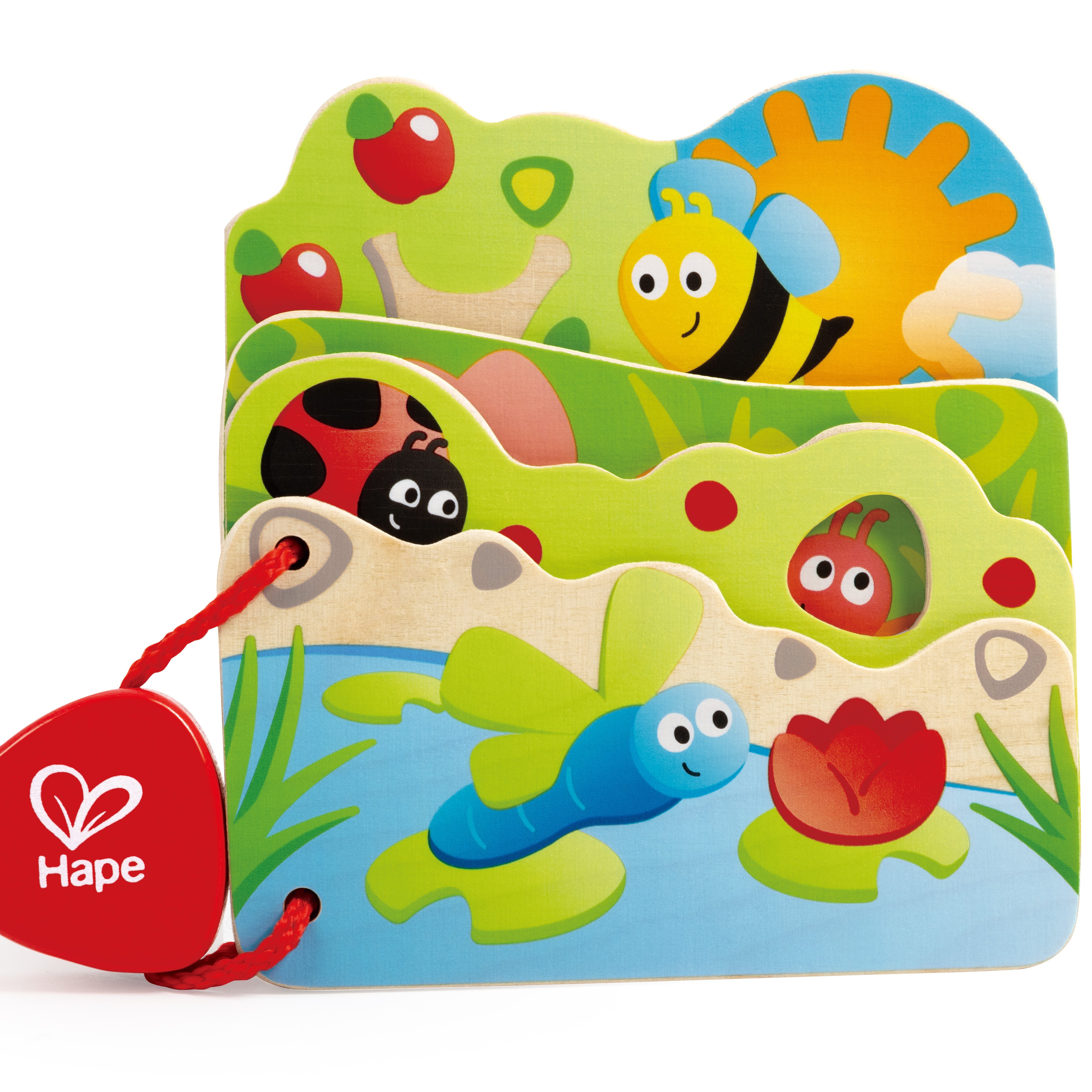 Hape 昆蟲探索木製繪本 | 