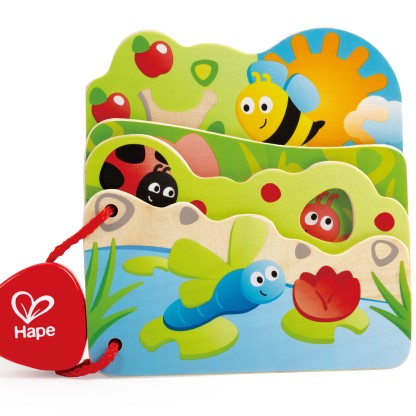 Hape 昆蟲探索木製繪本 | 