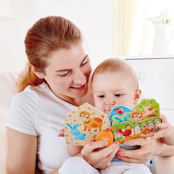 開心農場木製繪本-HAPE-Eurekakids