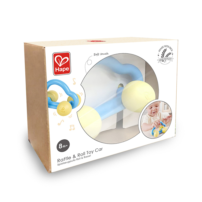 搖鈴小車 (大米材質)-HAPE-Eurekakids