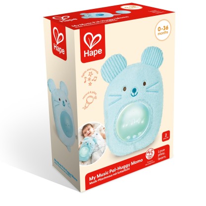 Hape 音樂抱抱鼠Momo | 發展技能 | 感官知覺 | 7-12 個月 (new)