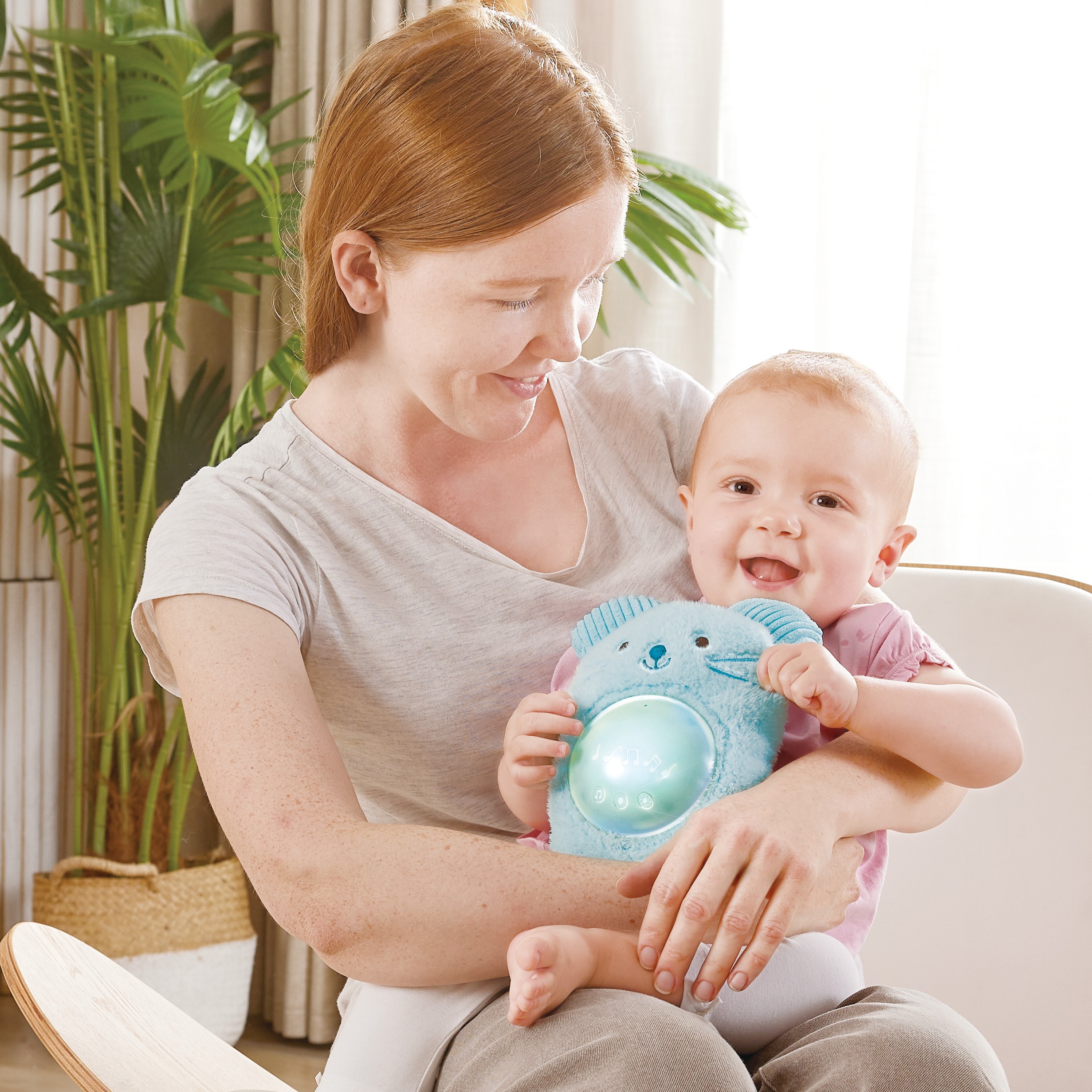 Hape 音樂抱抱鼠Momo | 發展技能 | 感官知覺 | 7-12 個月 (new)