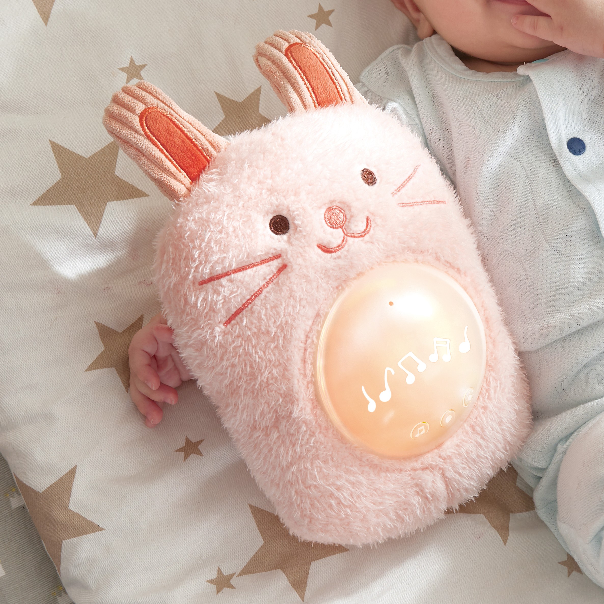 Hape 音樂抱抱兔Roro | 發展技能 | 感官知覺 | 7-12 個月 (new)