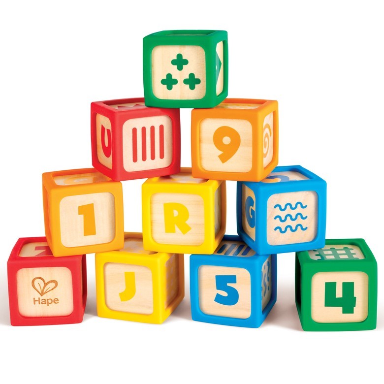 Hape 靜感軟矽積木10件 (6-24M)