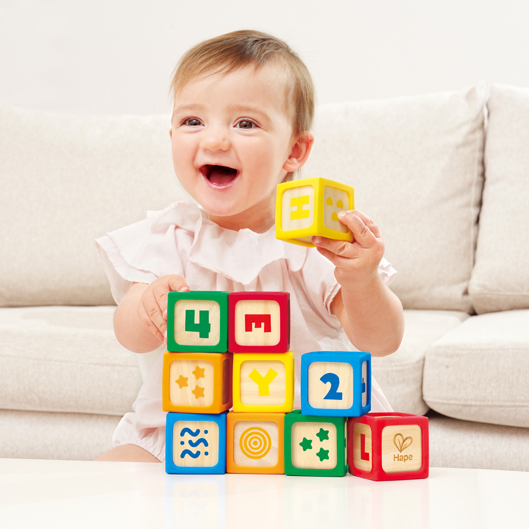 矽膠木積木--Eurekakids