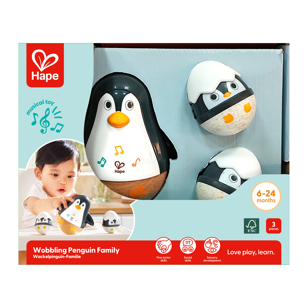 企鵝音樂不倒翁-Hape-Eurekakids
