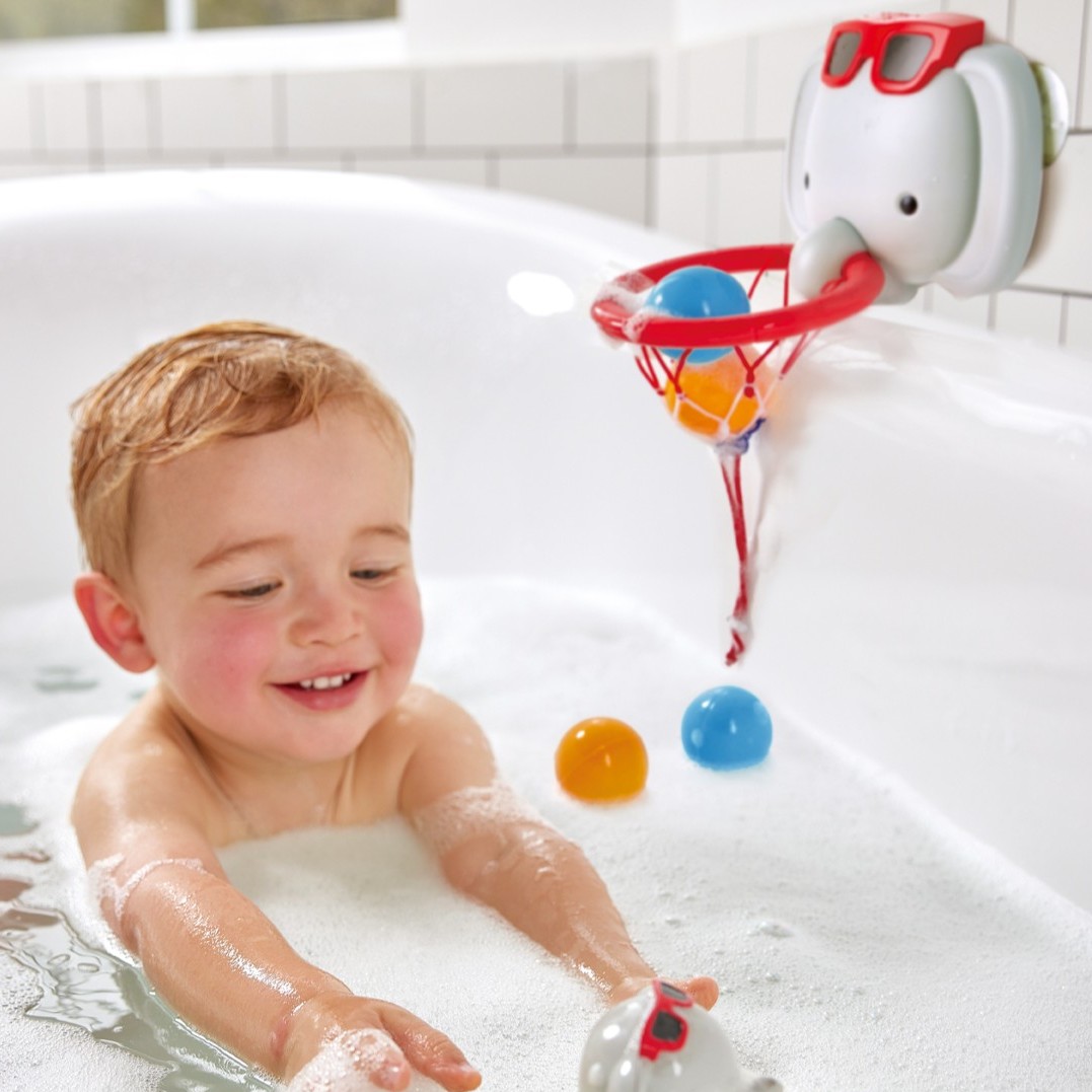 Hape 大象投籃遊戲洗澡戲水玩具 | 發展技能 | 感官探索 | 2-3歲