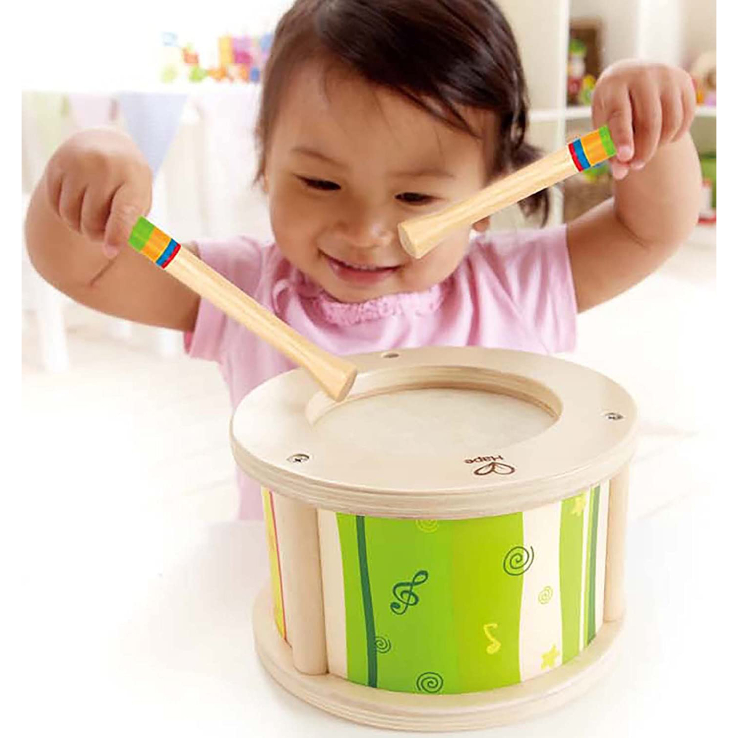 Hape 小鼓手木鼓 | 發展技能 | 感官知覺 | 1-2歲 (new)