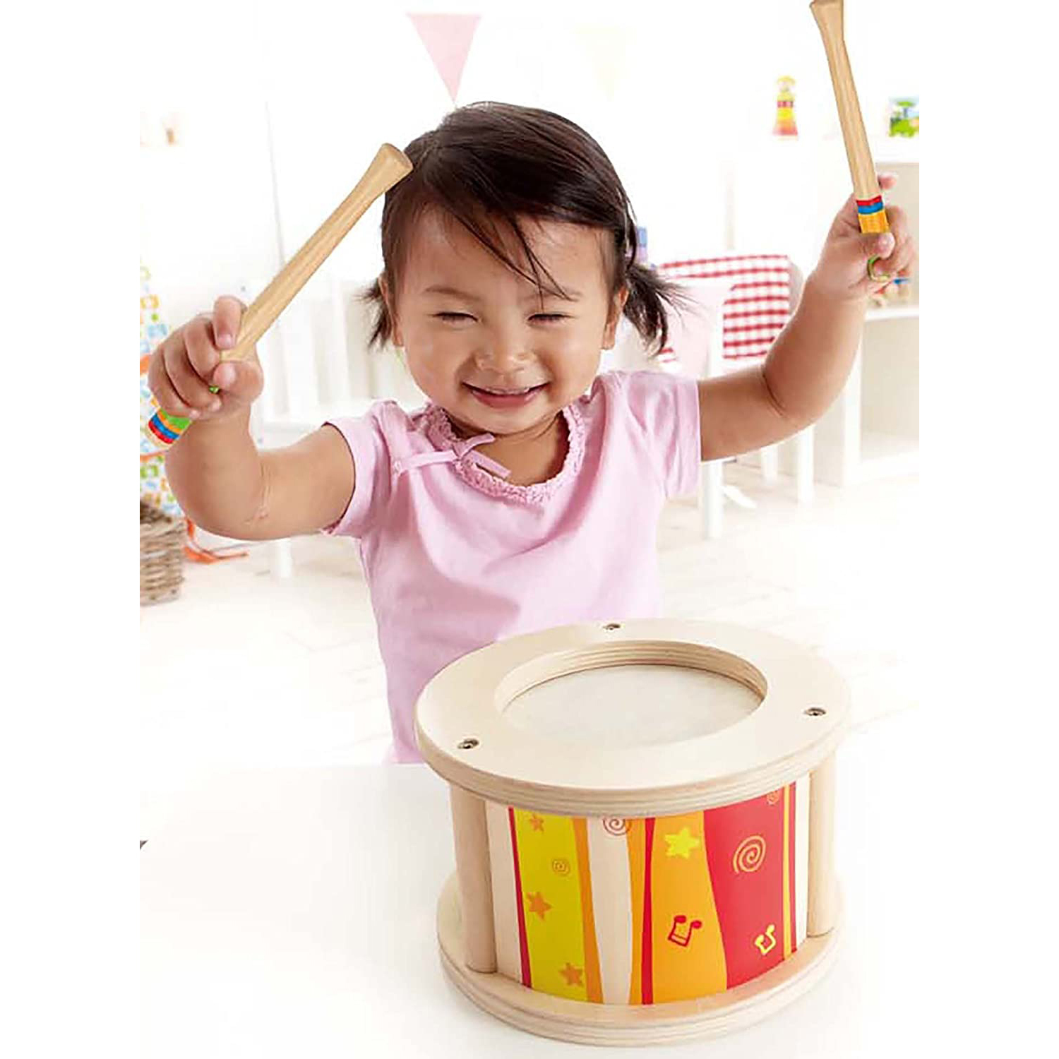 Hape 小鼓手木鼓 | 發展技能 | 感官知覺 | 1-2歲 (new)
