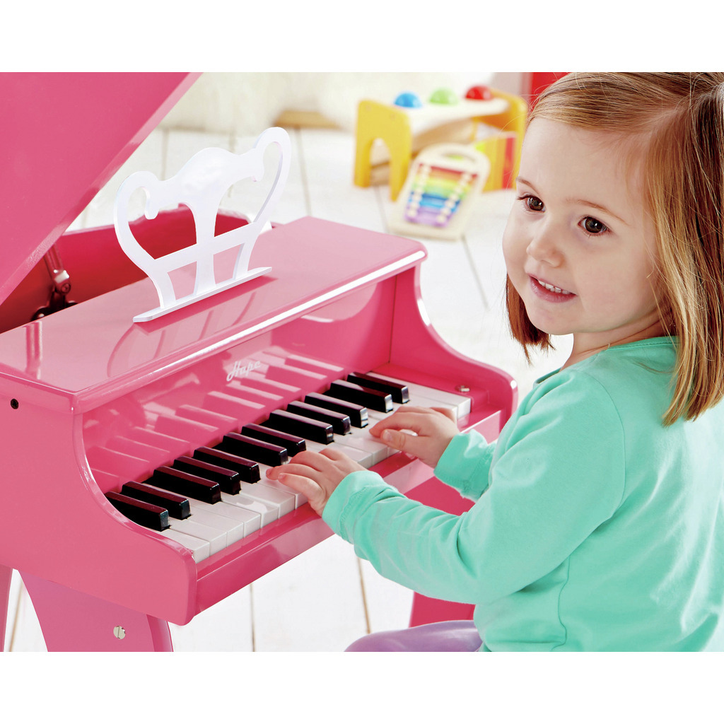 Hape Happy Grand Piano 30鍵 大鋼琴 - 粉紅色 (3-6Y)