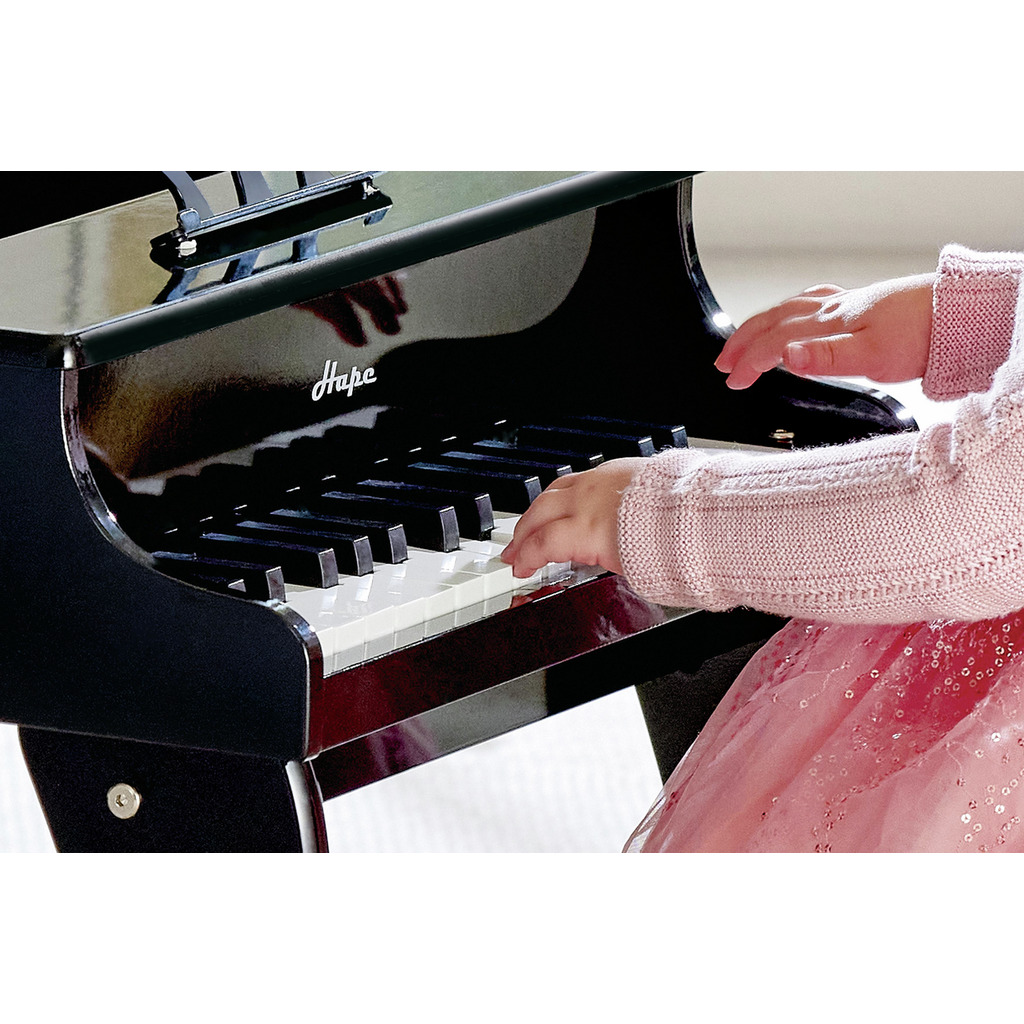 Hape Happy Grand Piano 30鍵 三角大鋼琴 - 黑色 (3-6Y)