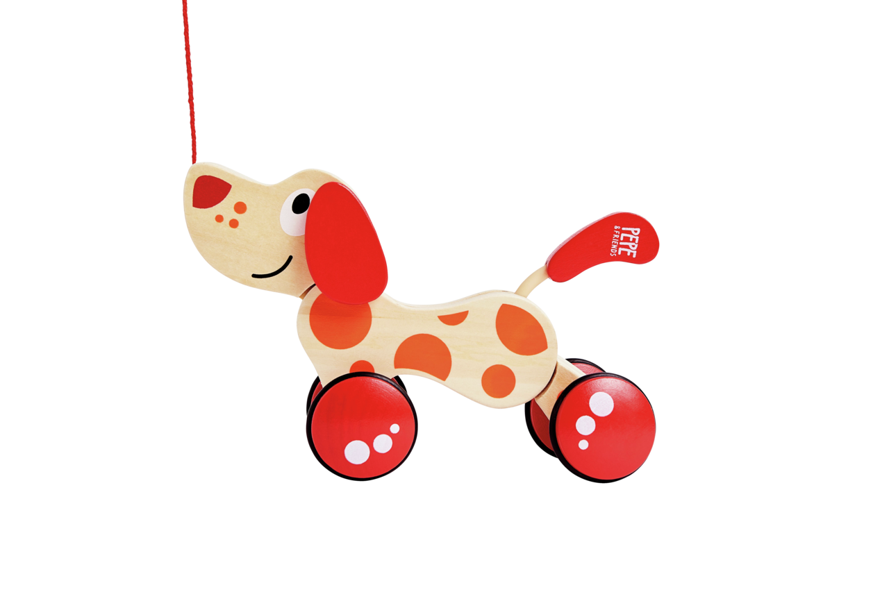 Hape 小狗拖拉車丨 發展技能丨 大肌肉動作丨 1-2 歲 \\BEST SELLER//
