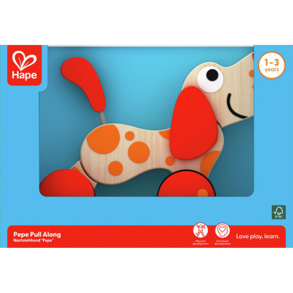Hape 小狗拖拉車丨 發展技能丨 大肌肉動作丨 1-2 歲 \\BEST SELLER//