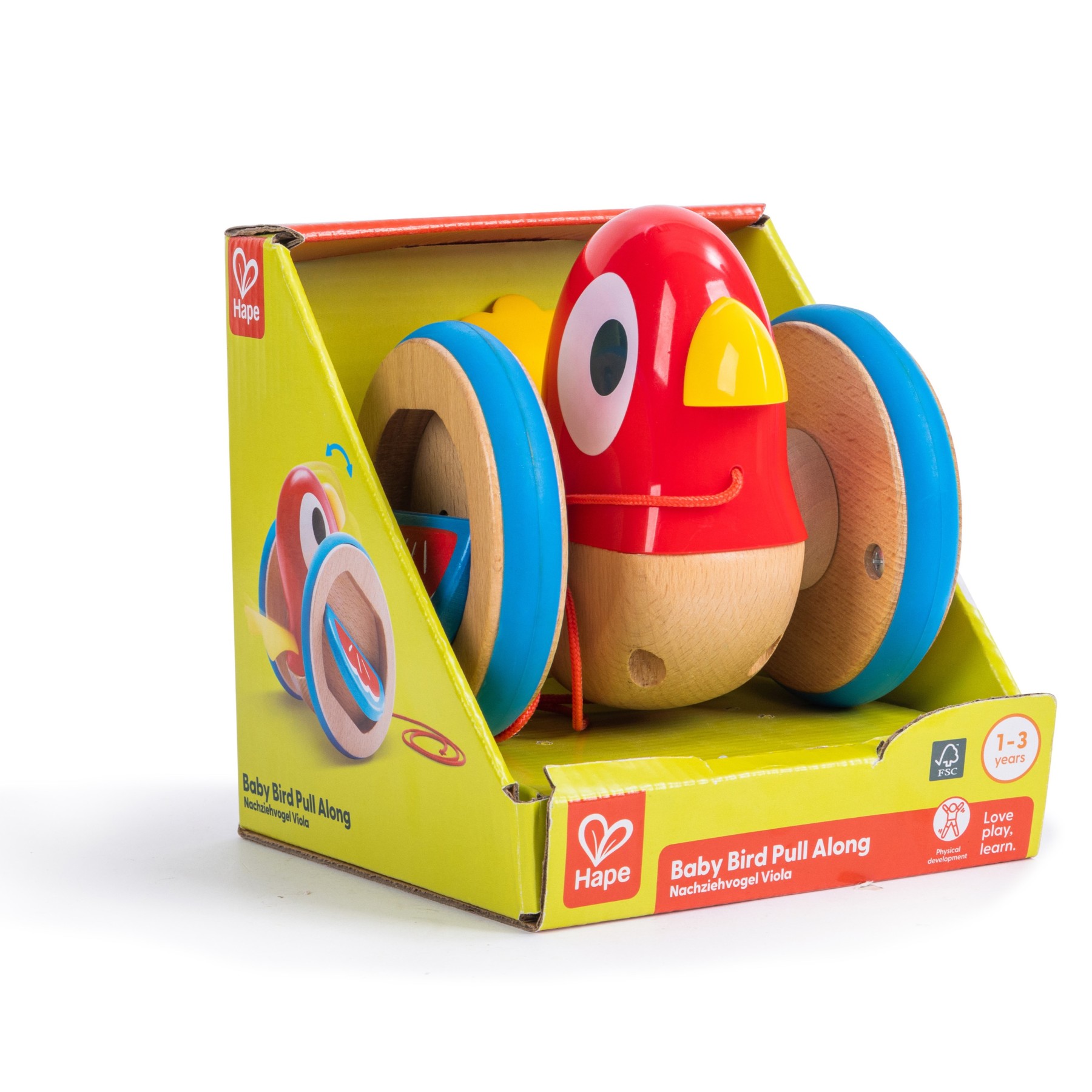 適合室內外使用的便攜式推拉玩具培養幼兒探索能力