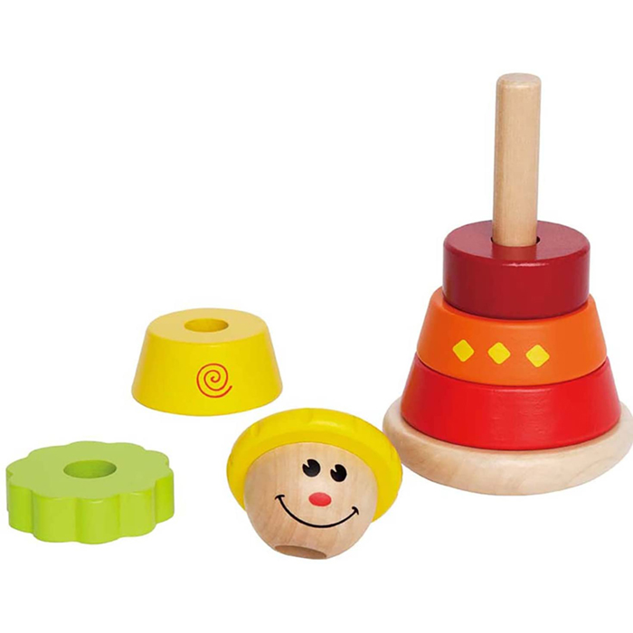 小女孩堆塔-HAPE-Eurekakids