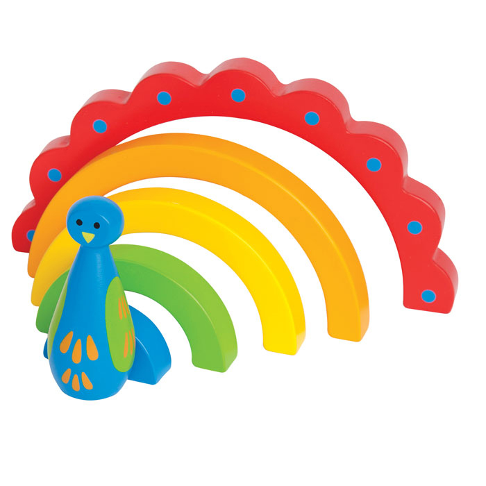 孔雀堆塔-HAPE-Eurekakids