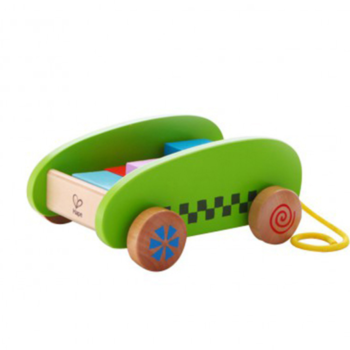 迷你拖拉積木車-HAPE-Eurekakids