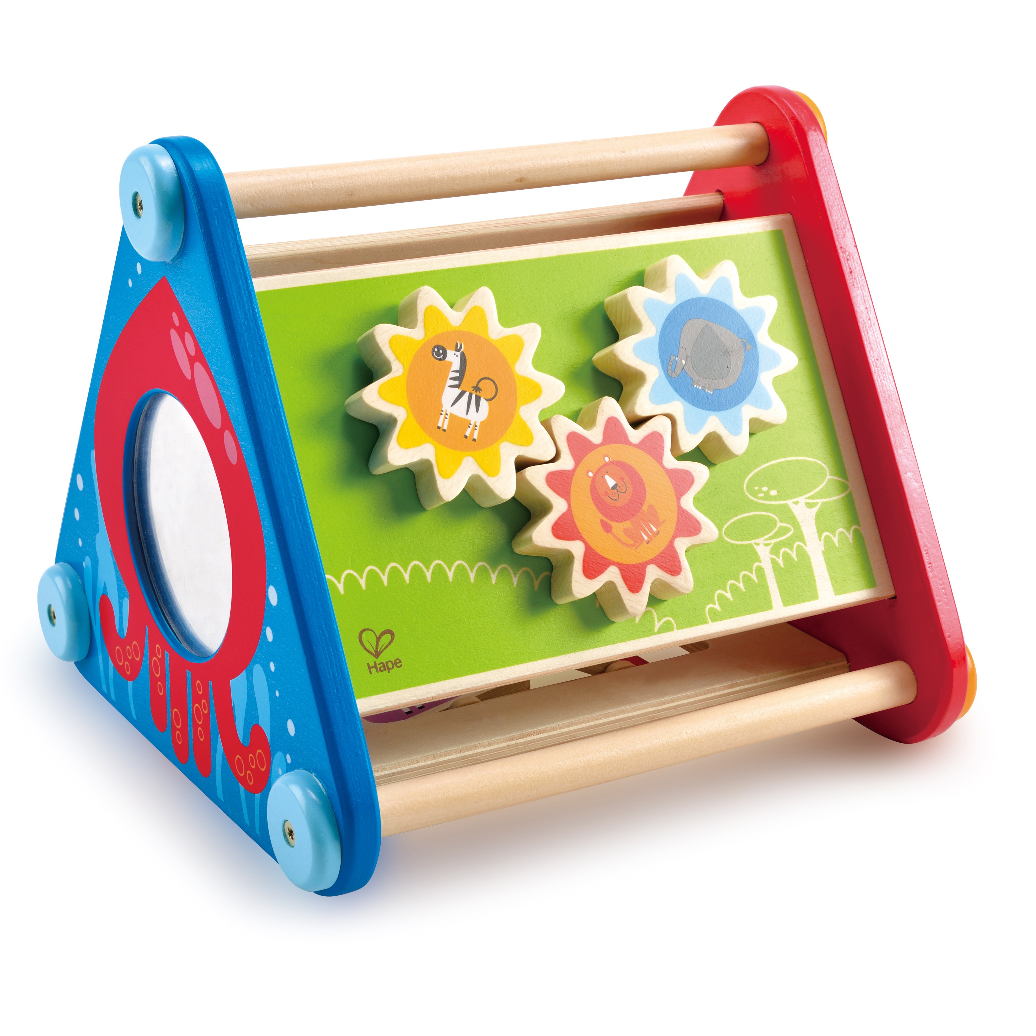 色彩鮮艷的嬰幼兒感官發展玩具盒