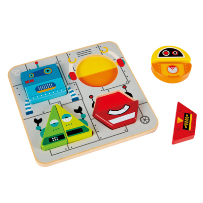 機器人排序和站立拼圖-HAPE-Eurekakids