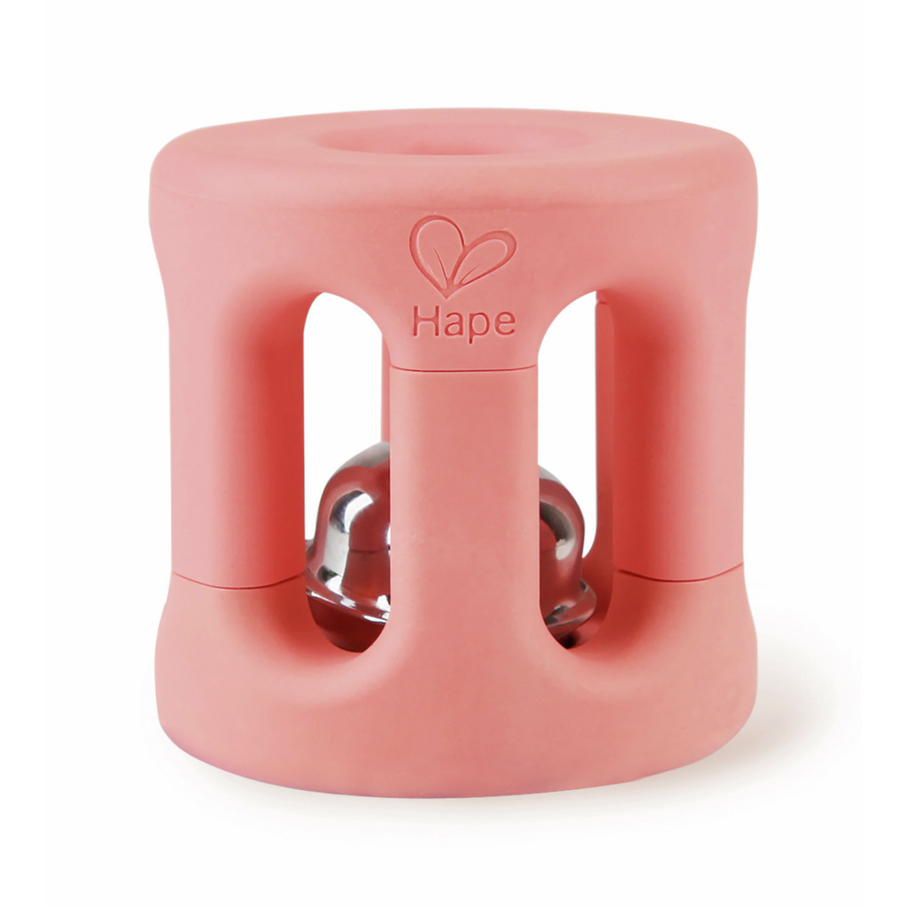 色彩幾何搖鈴 (大米材質)-Hape-Eurekakids