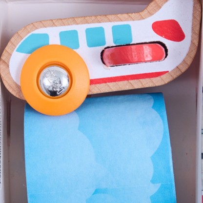 Hape 卷貼航道小飛機 | STEAM | S小小科學家 | 2-3 歲 (new)