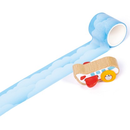 Hape 卷貼航道小飛機 | STEAM | S小小科學家 | 2-3 歲 (new)