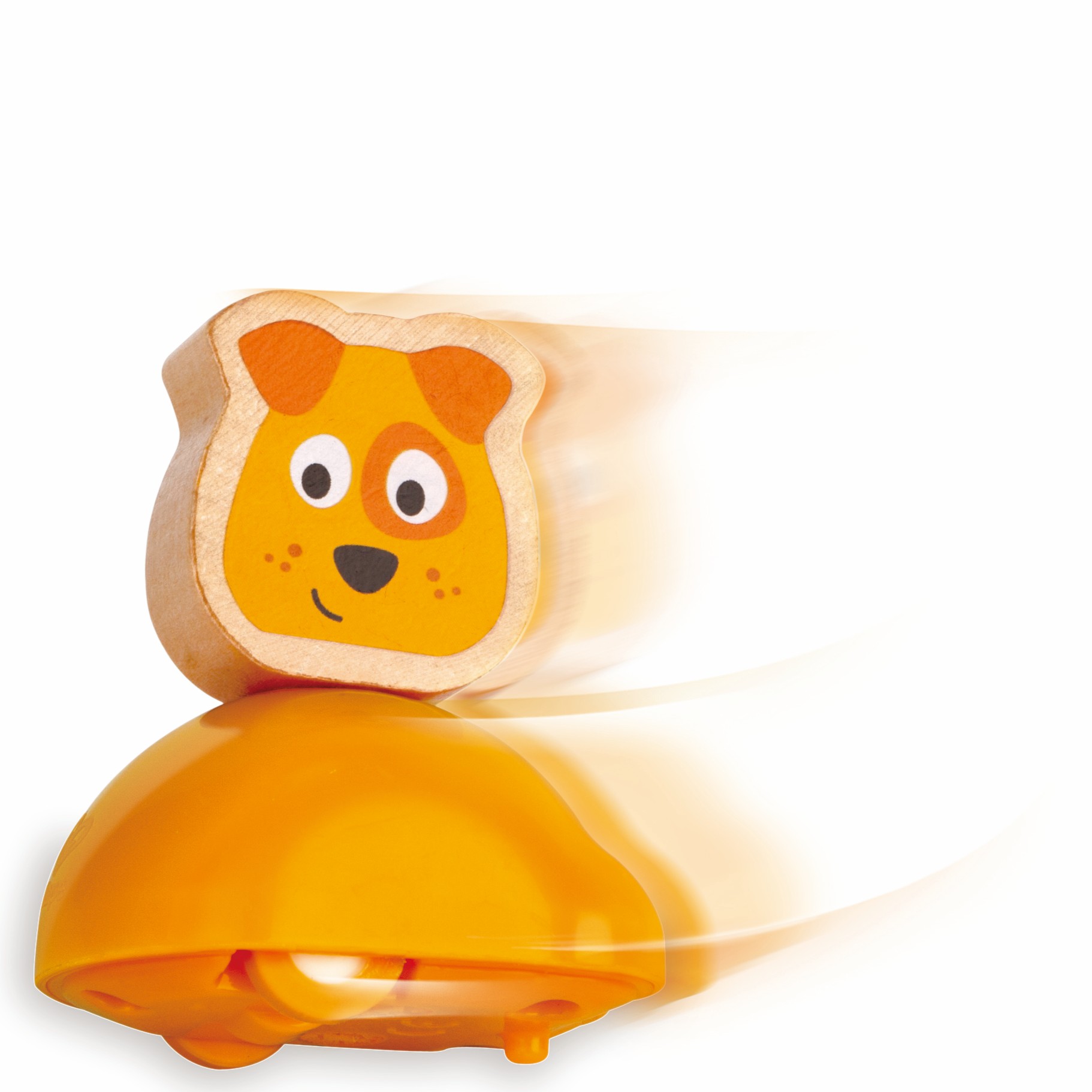 色彩鮮豔的動物造型推車玩具組合適合團體活動使用