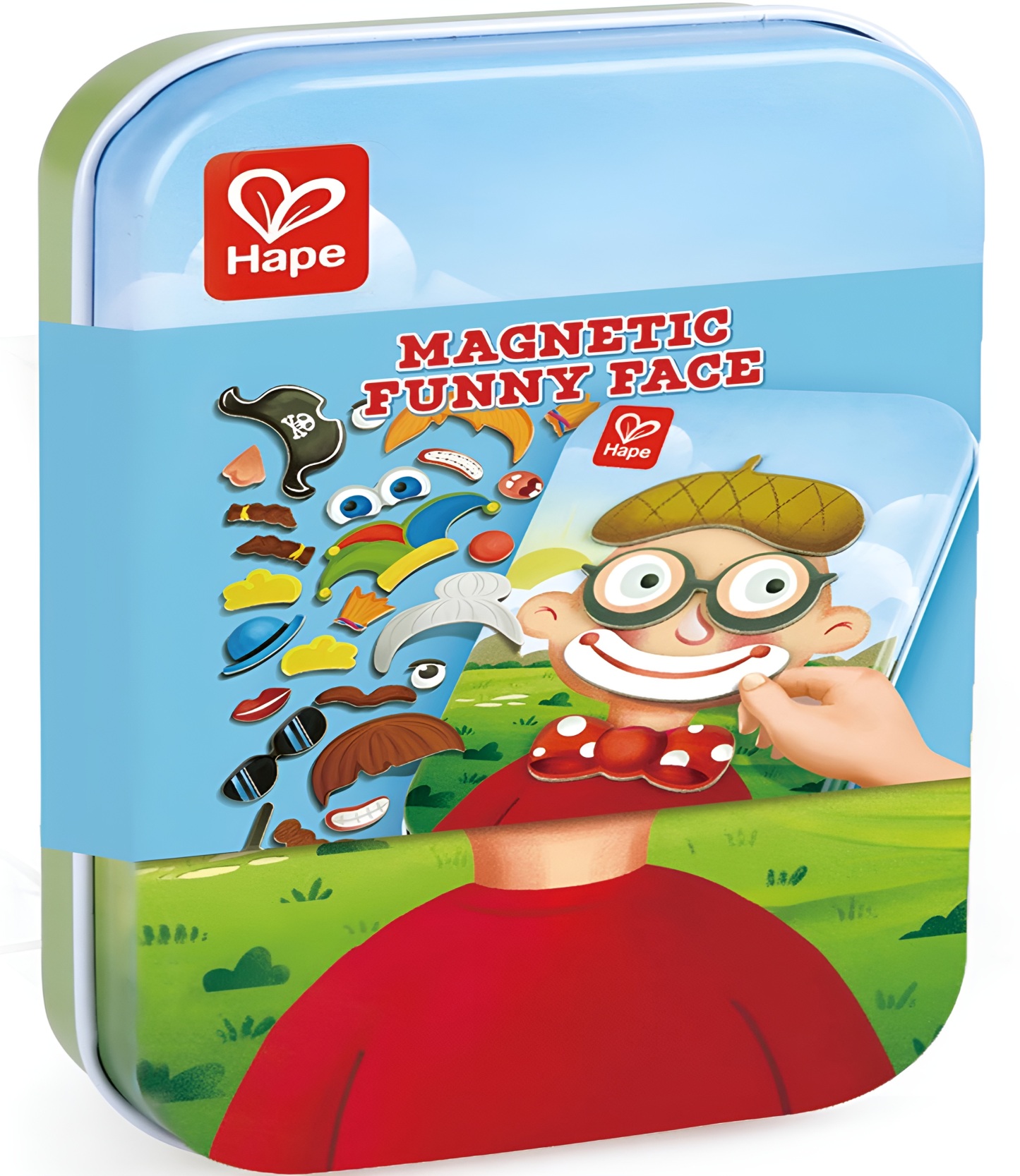 便攜式磁性遊戲盒適合旅行和戶外使用的兒童益智玩具