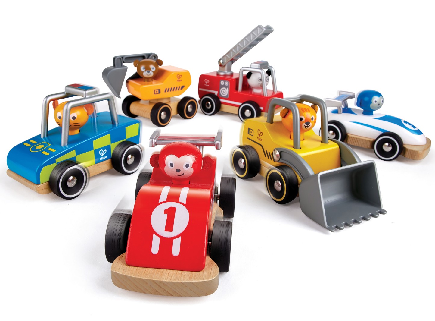 Hape 動物司機玩具車 | 發展技能 | 精細動作 | 2-3 歲 (new)