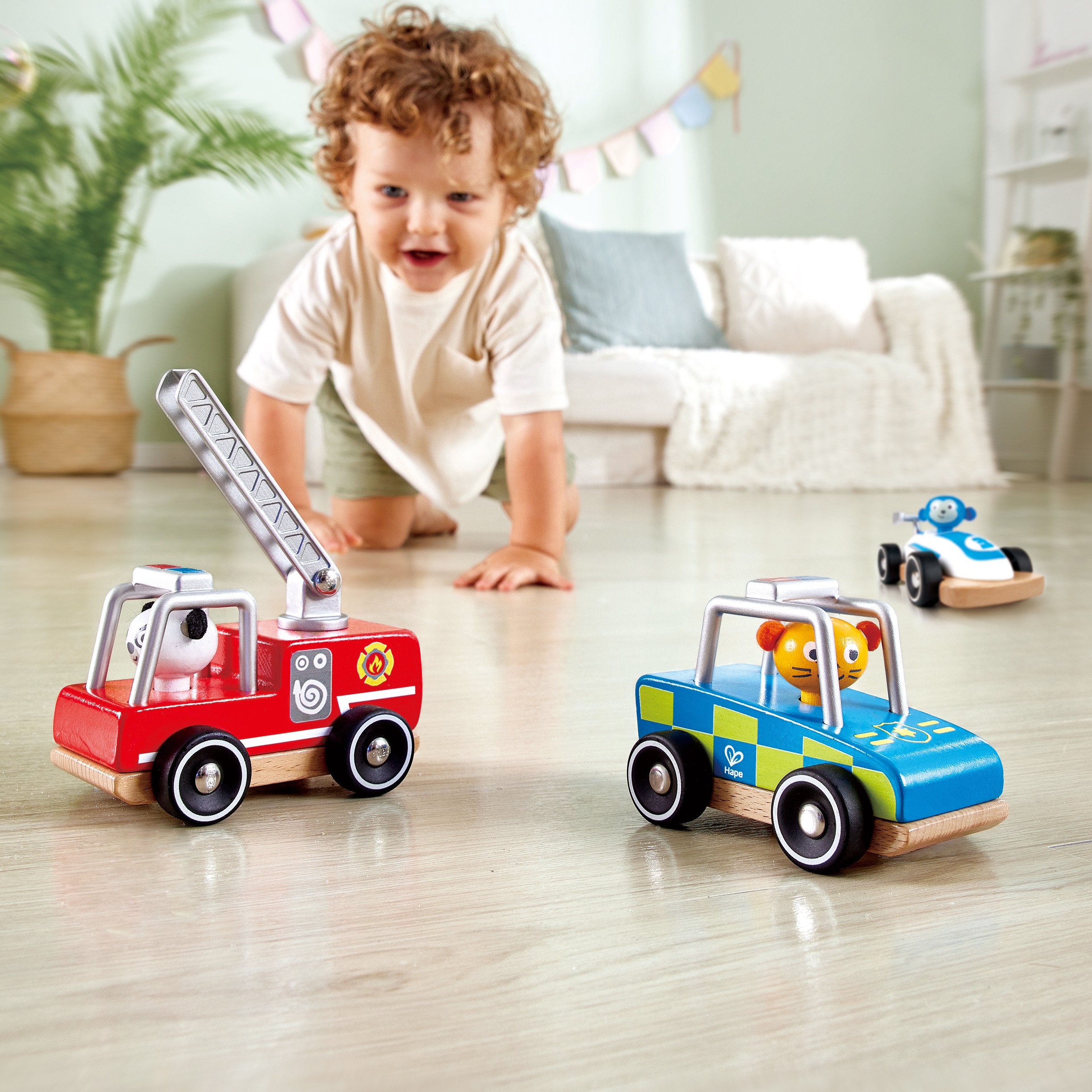 Hape 動物司機玩具車 | 發展技能 | 精細動作 | 2-3 歲 (new)