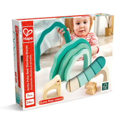 冰川北極熊藝術積木-HAPE-Eurekakids