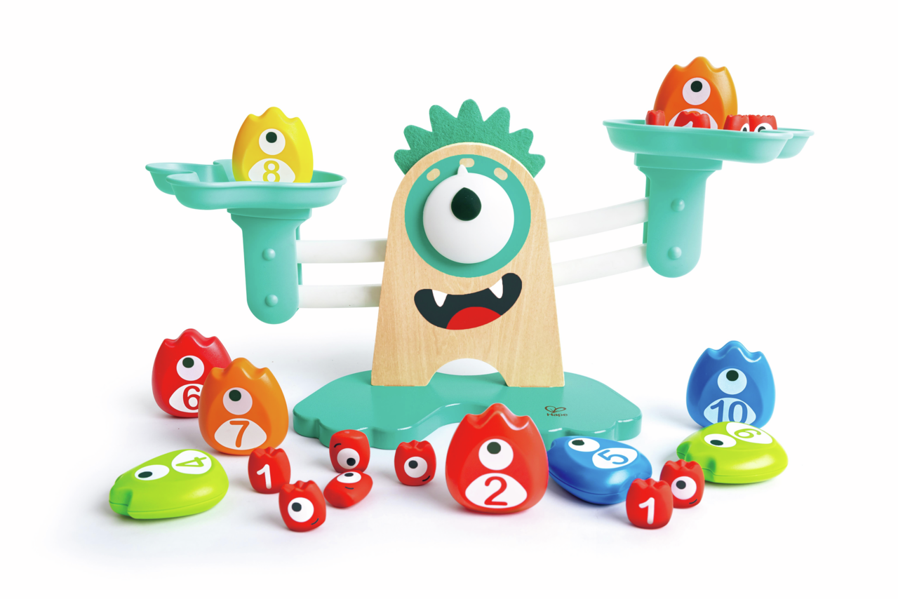 Hape 大眼怪數學天平 - 介紹基本的數學概念 (3-6歲)
